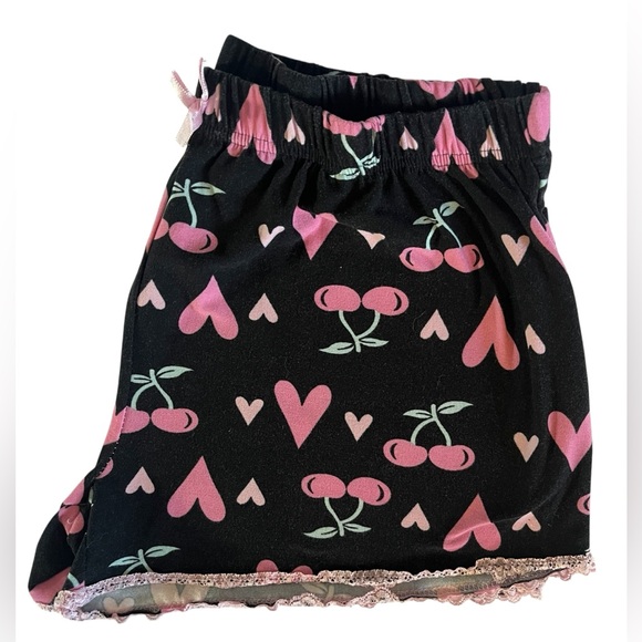 Pink and Black Heart Cherry Pajama Set - Picture 6 of 9